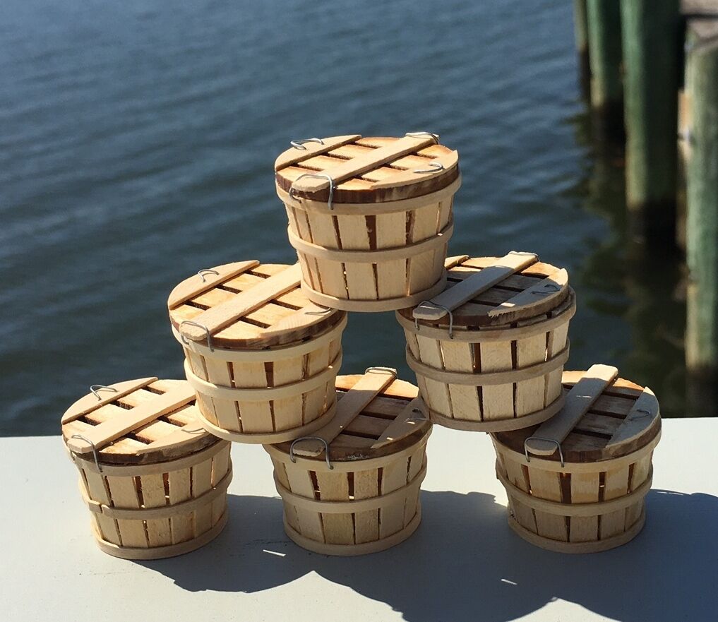 Durable and Authentic Export Wooden Crab Bushel Baskets